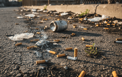 pollution megots